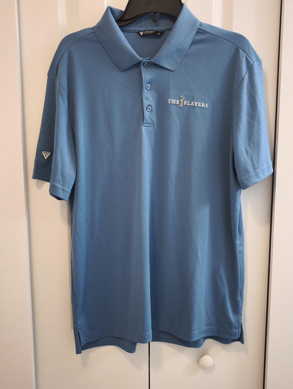 Men's Blue Golf Performance Polo